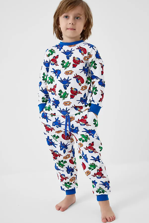 Пижама текстильная для мальчиков PLAYTODAY, разноцветный - фото 2