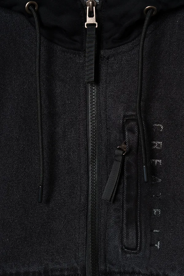 Куртка текстильная джинсовая для мальчиков PLAYTODAY, черный - фото 2