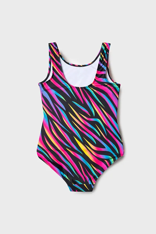 Купальник трикотажный для девочек PLAYTODAY, разноцветный - фото 2
