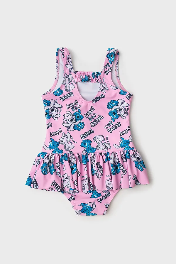 Купальник трикотажный для девочек PLAYTODAY, разноцветный - фото 2