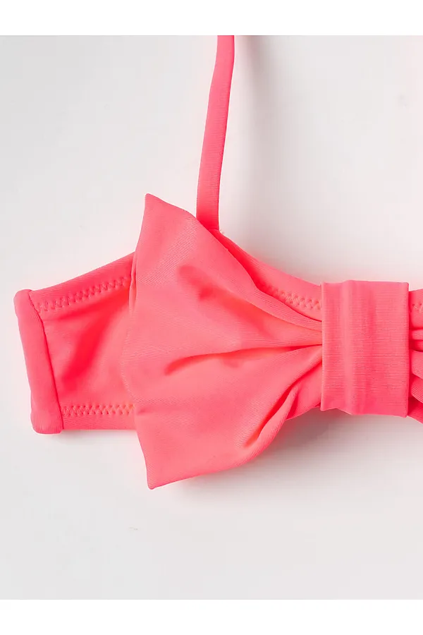 Купальный костюм детский трикотажный для девочек PLAYTODAY, розовый неоновый - фото 2