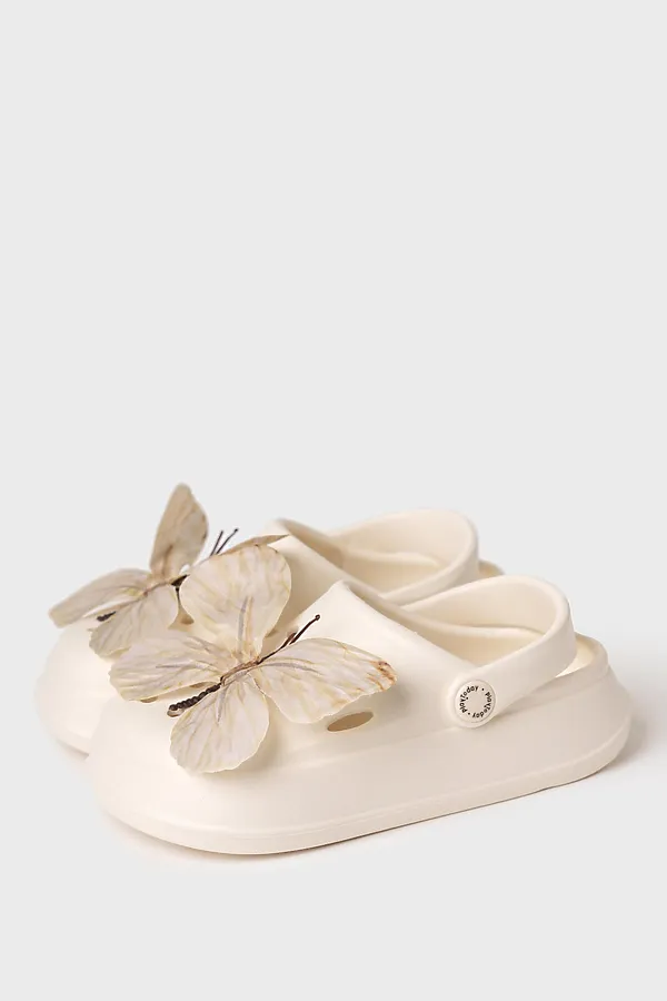 Сабо для девочек PLAYTODAY, бежевый - фото 2