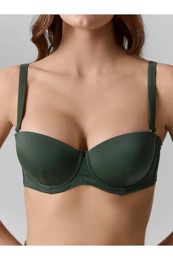 Бюстгальтер купальный женский MARK FORMELLE, хаки - фото 2