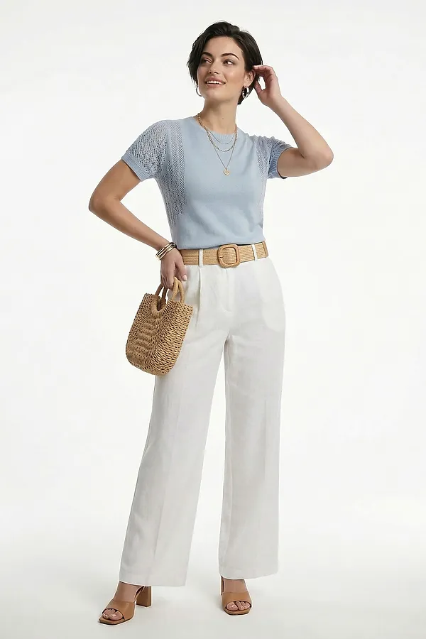 Джемпер VAY, хрустально-голубой - фото 2