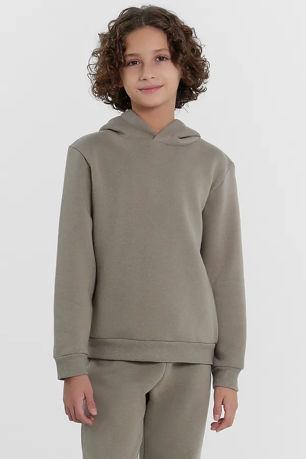 Комплект для мальчиков (худи, брюки) MARK FORMELLE, серо -бежевый - фото 2