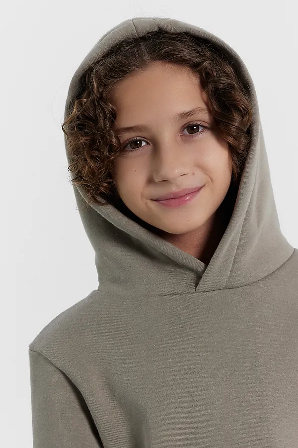 Комплект для мальчиков (худи, брюки) MARK FORMELLE, серо -бежевый - фото 2