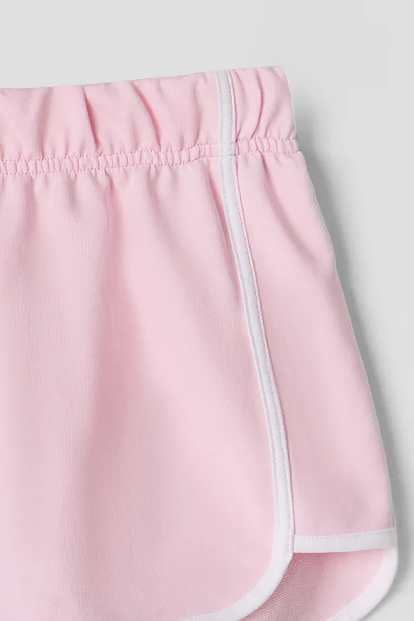 Комплект для девочек (джемпер, шорты) MARK FORMELLE, розовый +печать - фото 2