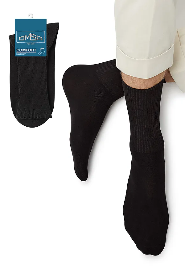 Носки OMSA, nero (черный) - фото 2