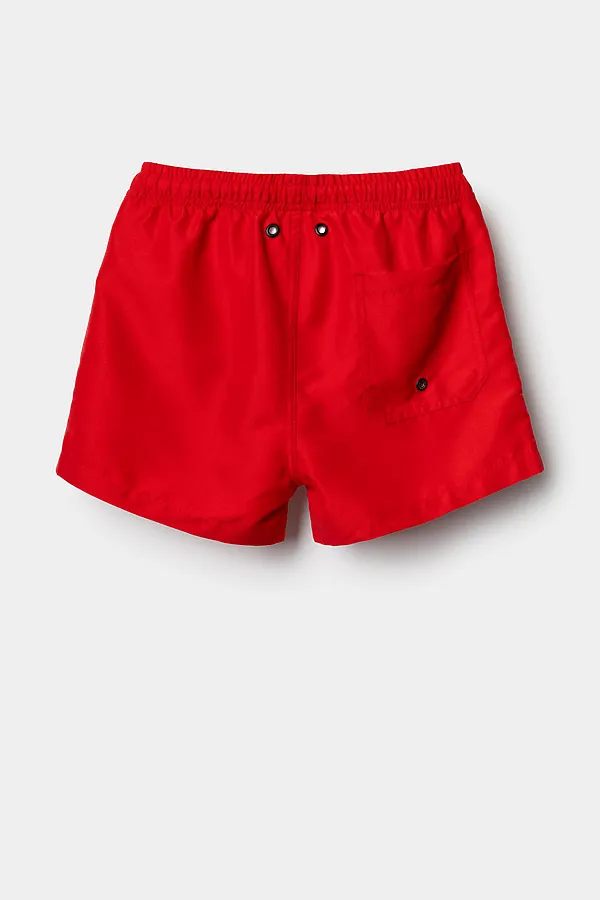 Шорты текстильные плавательные для мальчиков, короткие PLAYTODAY, красный - фото 2