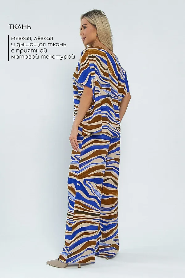 Костюм Асвари LADY TAIGA, сине-коричневый - фото 2