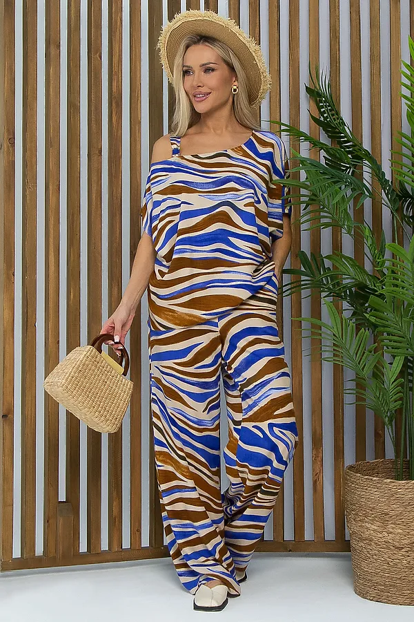 Костюм Асвари LADY TAIGA, сине-коричневый - фото 2