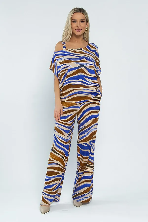 Костюм Асвари LADY TAIGA, сине-коричневый - фото 2