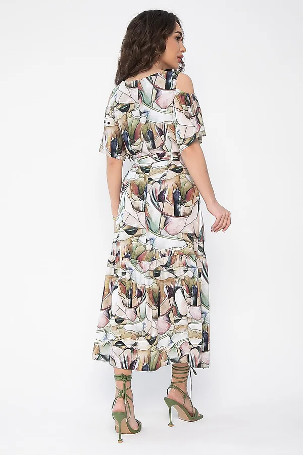 Платье Марианна LADY TAIGA, бежевое - фото 2