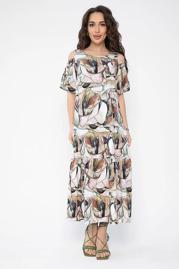 Платье Марианна LADY TAIGA, бежевое - фото 2