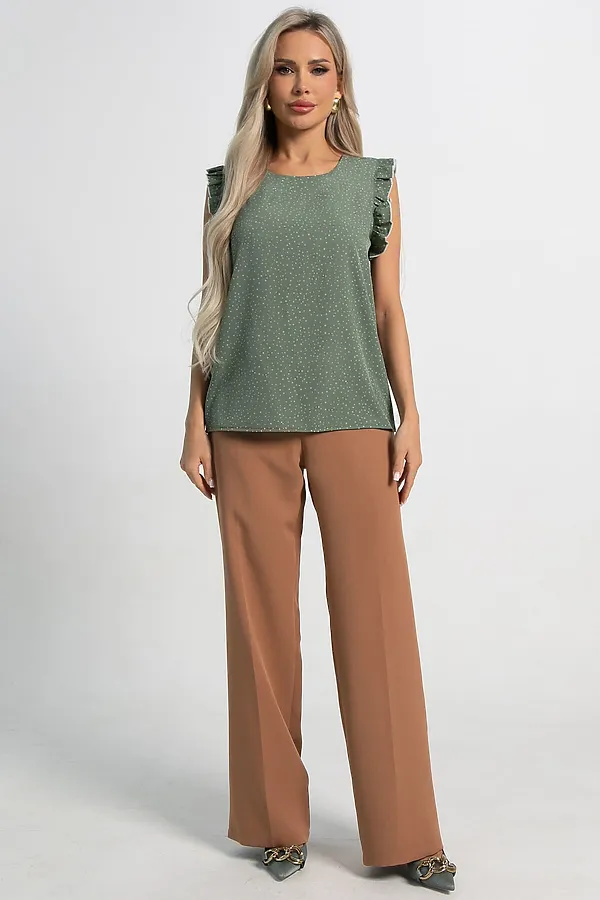 Блуза Карлотта LADY TAIGA, зеленая - фото 2