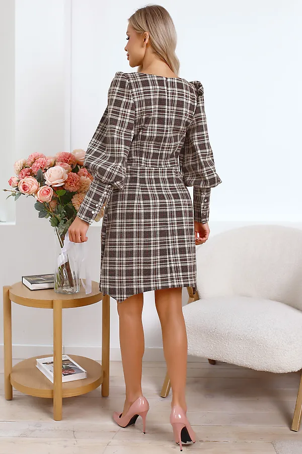 Платье Фелиция НЬЮ LADY TAIGA, коричневое - фото 2