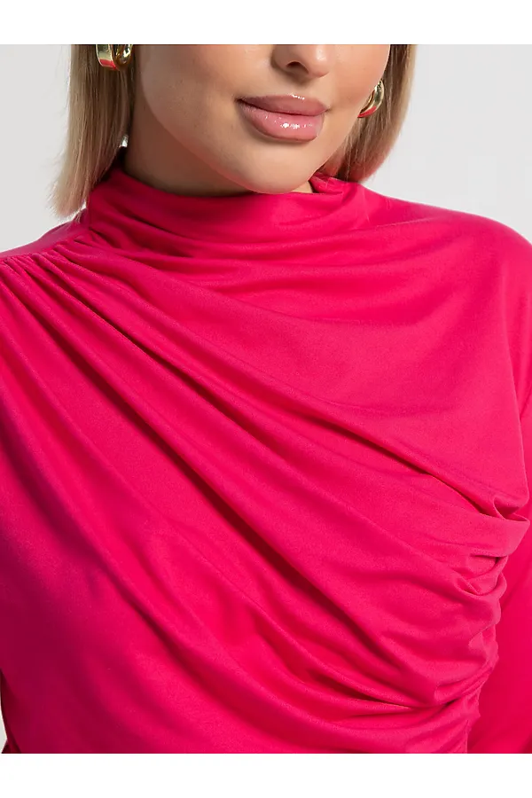 Лонгслив Тайна сердца LADY TAIGA, малиновый - фото 2