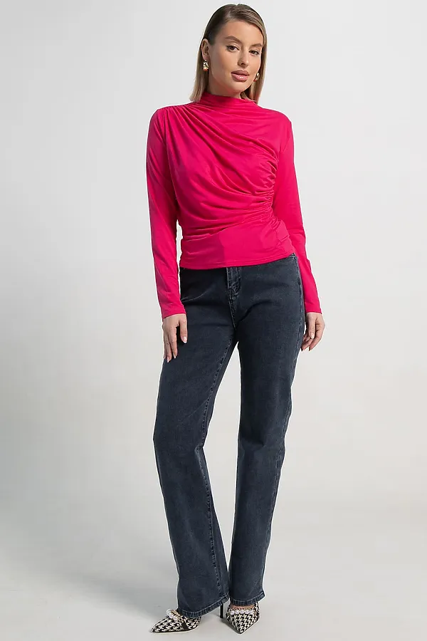 Лонгслив Тайна сердца LADY TAIGA, малиновый - фото 2