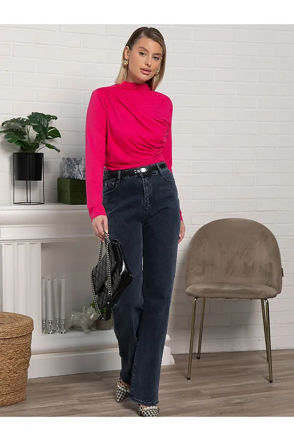 Лонгслив Тайна сердца LADY TAIGA, малиновый - фото 2