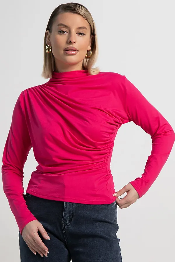 Лонгслив Тайна сердца LADY TAIGA, малиновый - фото 2