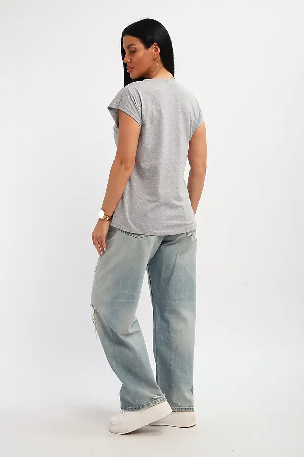 Футболка 85670 НАТАЛИ, серый - фото 2