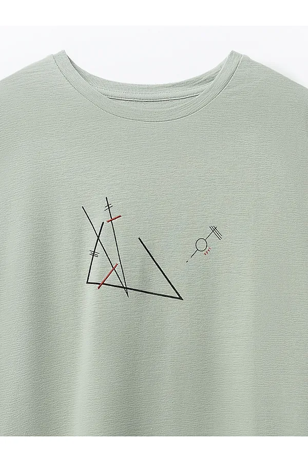 Футболка мужская MARK FORMELLE, канарский зеленый +печать - фото 2