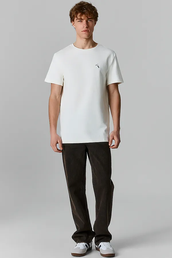 Футболка мужская MARK FORMELLE, св.молочный +печать4 - фото 2