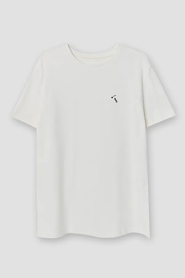 Футболка мужская MARK FORMELLE, св.молочный +печать4 - фото 2