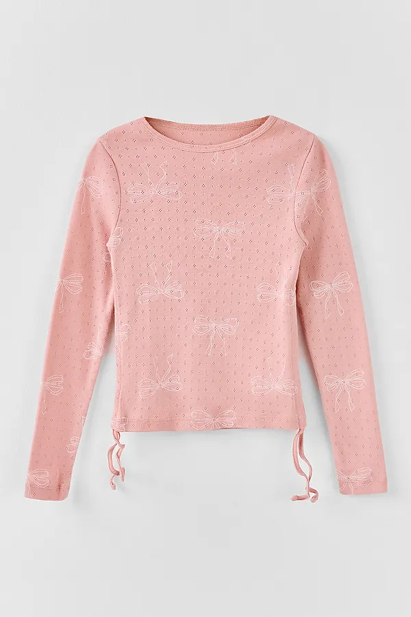 Джемпер для девочек MARK FORMELLE, бантики на розовом - фото 2