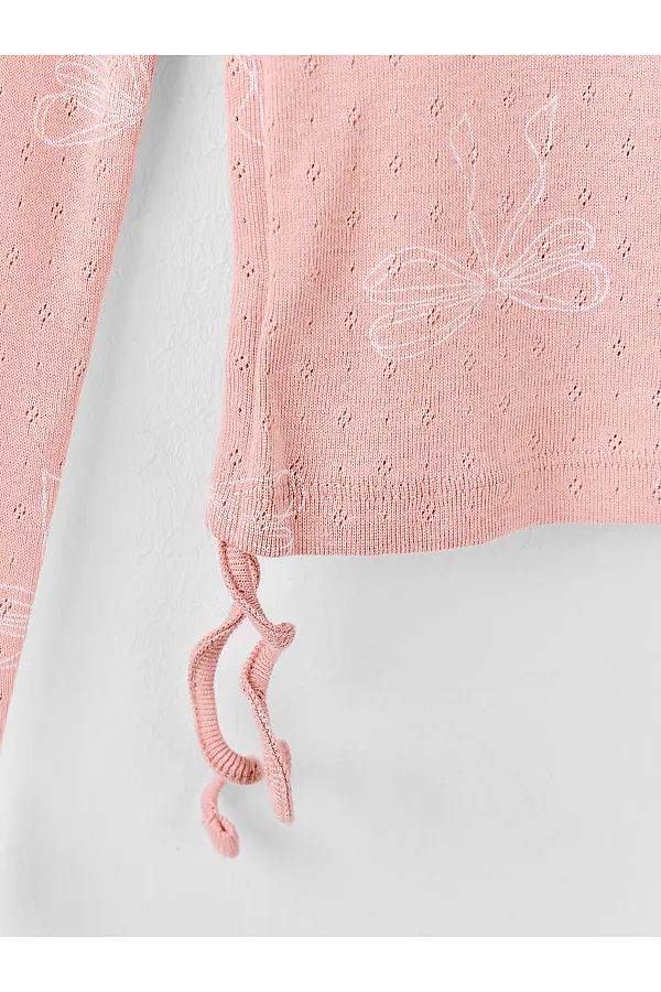 Джемпер для девочек MARK FORMELLE, бантики на розовом - фото 2