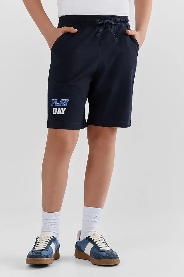 Шорты для мальчиков 2шт. MARK FORMELLE, неви +зеленый +печать1 - фото 2