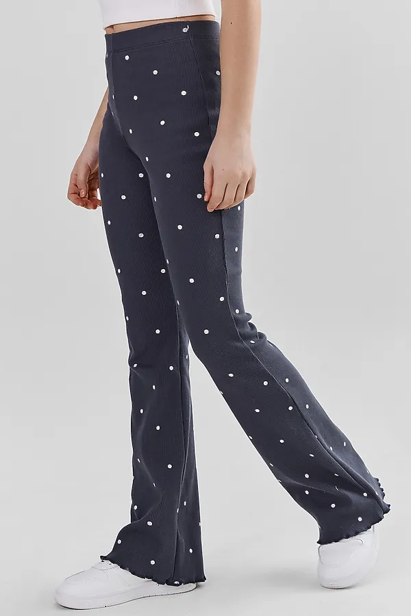 Леггинсы для девочек MARK FORMELLE, горошек на графитовом - фото 2