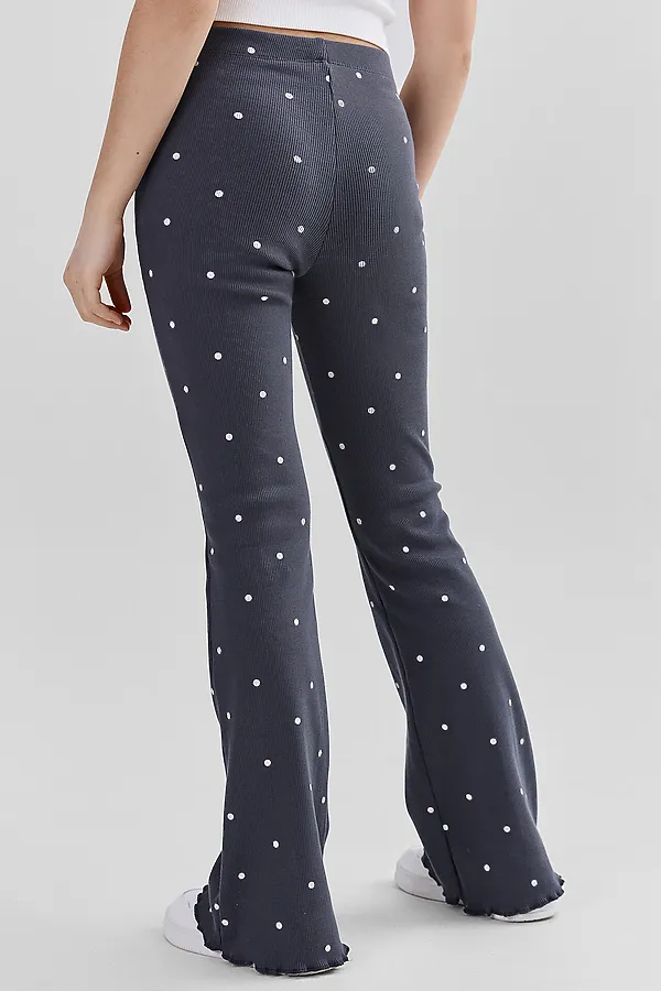 Леггинсы для девочек MARK FORMELLE, горошек на графитовом - фото 2