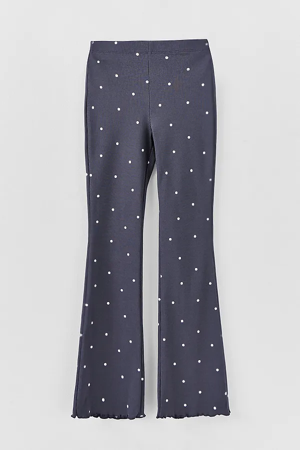 Леггинсы для девочек MARK FORMELLE, горошек на графитовом - фото 2