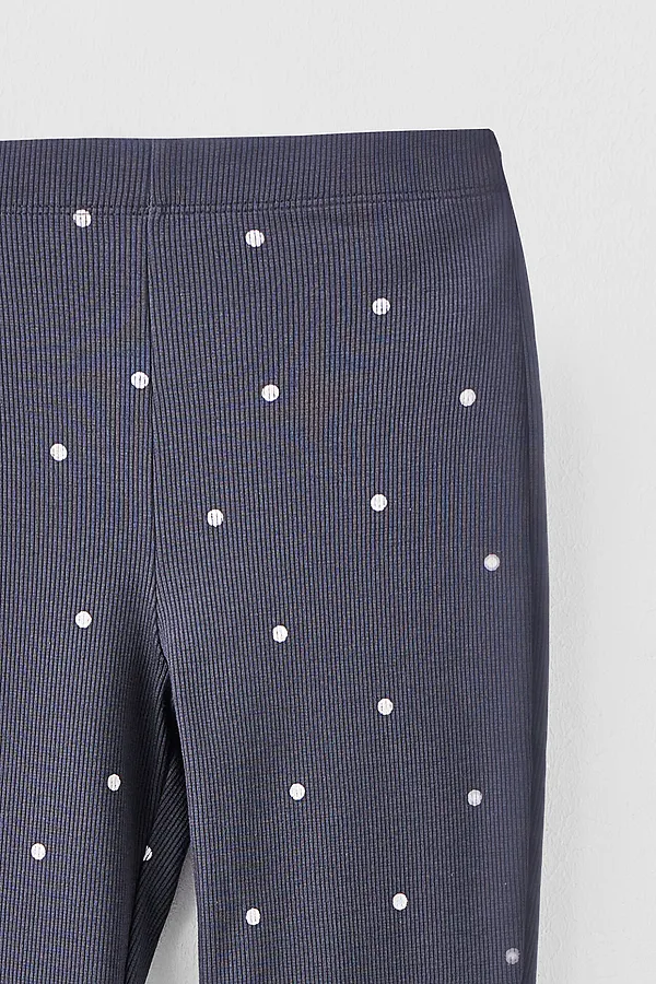 Леггинсы для девочек MARK FORMELLE, горошек на графитовом - фото 2