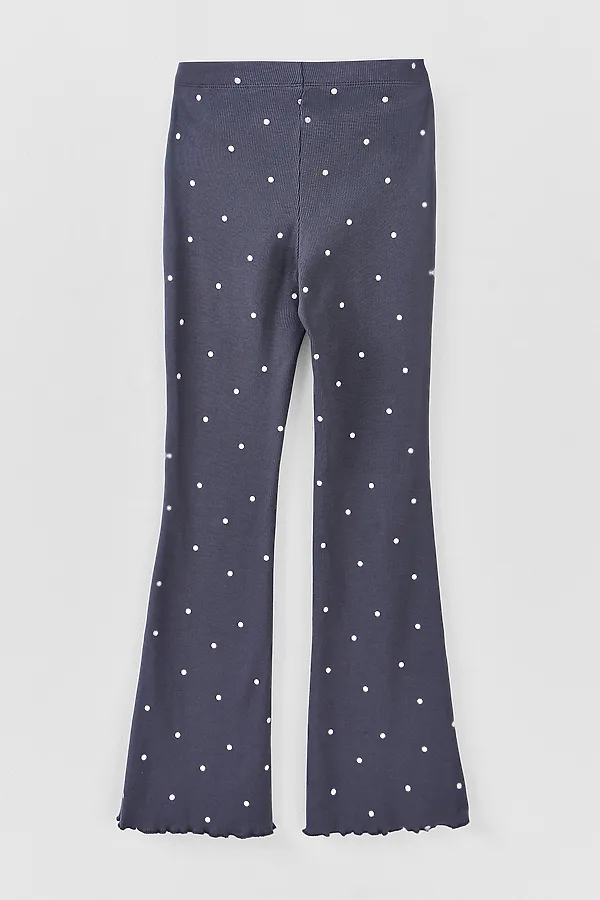 Леггинсы для девочек MARK FORMELLE, горошек на графитовом - фото 2