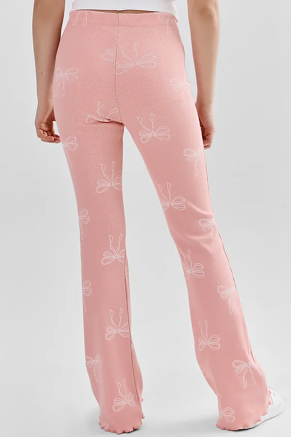 Леггинсы для девочек MARK FORMELLE, бантики на розовом - фото 2