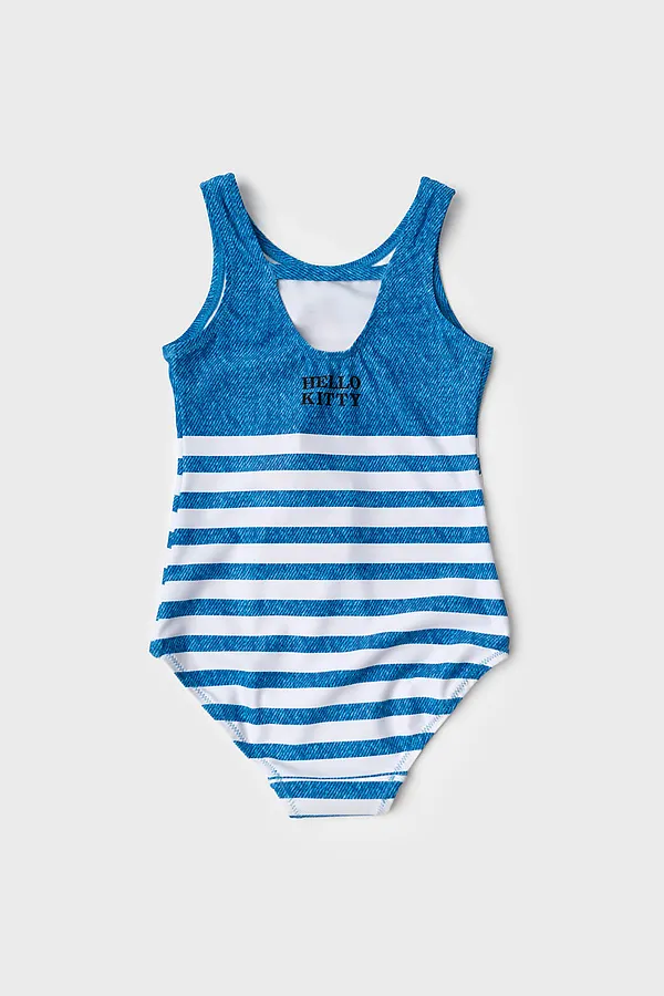 Купальник трикотажный для девочек PLAYTODAY, белый - фото 2