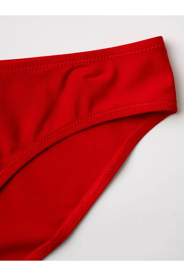 Комплект трикотажный для женщин: купальный костюм, плавки PLAYTODAY, разноцветный - фото 2