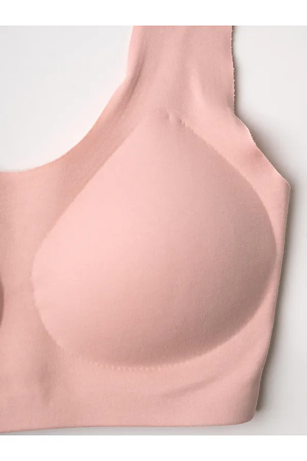 Топ (бра) трикотажный для девочек, 2 шт в комплекте PLAYTODAY, зеленый,светло-розовый - фото 2