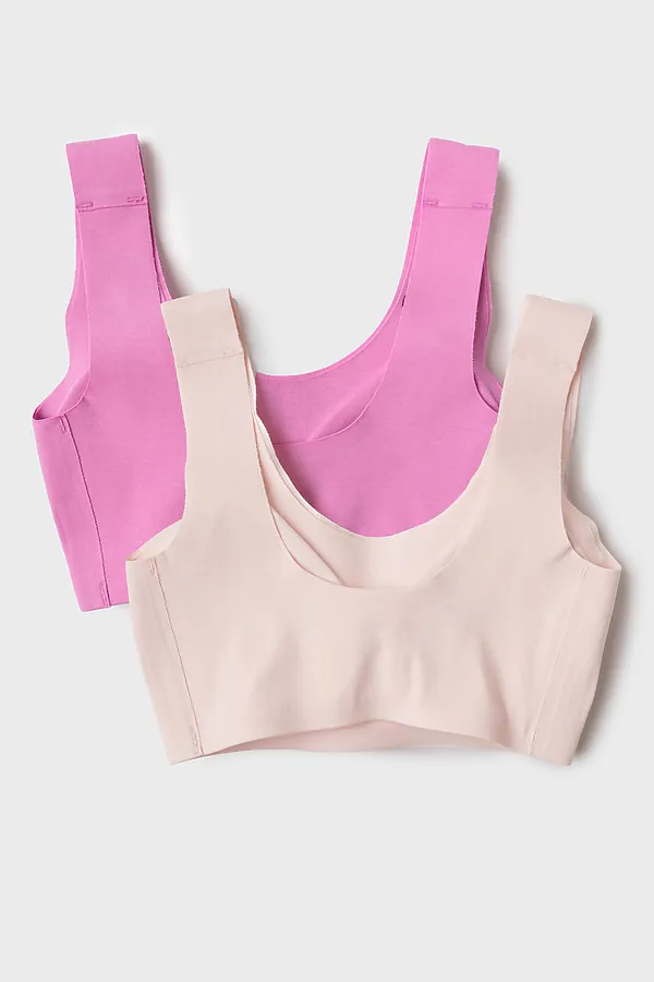 Трусы трикотажные для девочек, 2 шт в комплекте PLAYTODAY, розовый,бежевый - фото 2