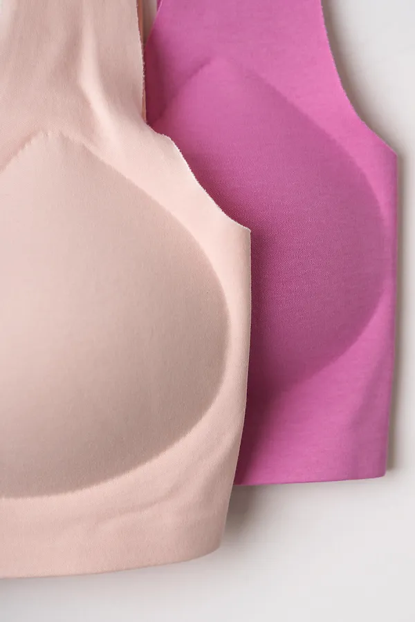 Трусы трикотажные для девочек, 2 шт в комплекте PLAYTODAY, розовый,бежевый - фото 2