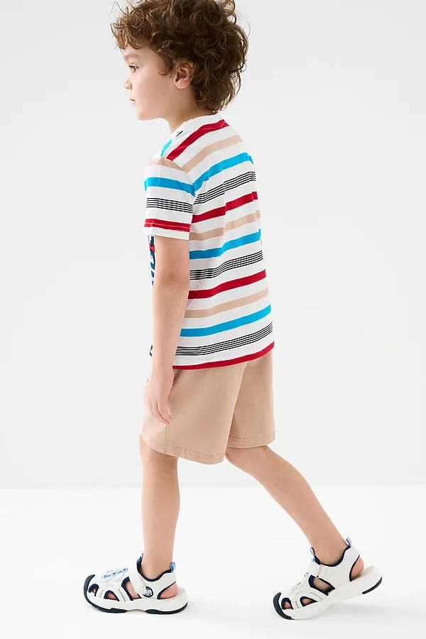 Сандалии для мальчиков PLAYTODAY, белый,тёмно-синий - фото 2