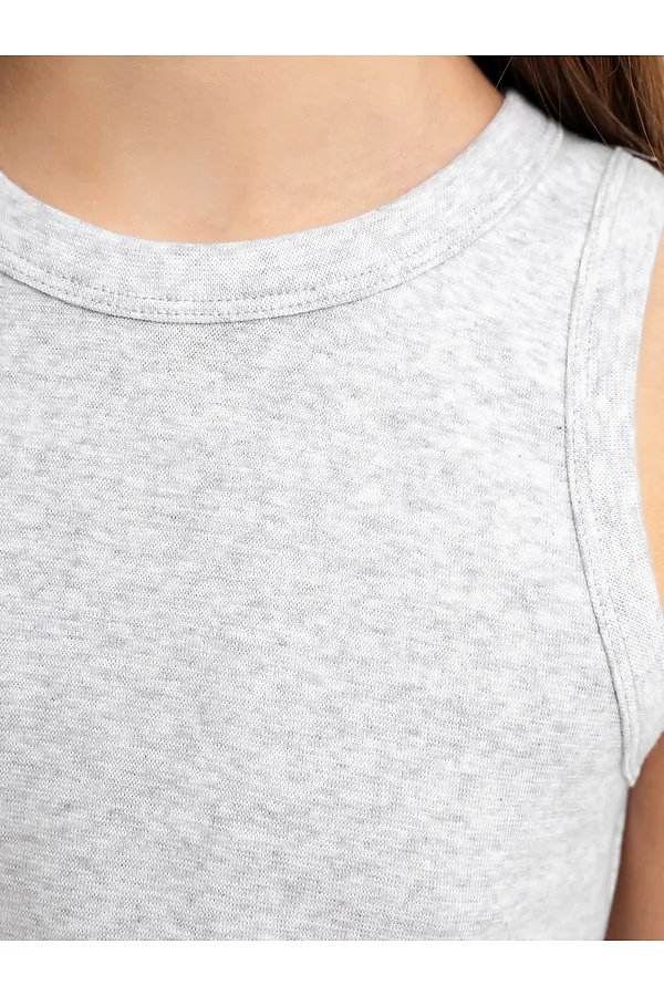 Топ для девочек MARK FORMELLE, серый меланж 4306-а - фото 2