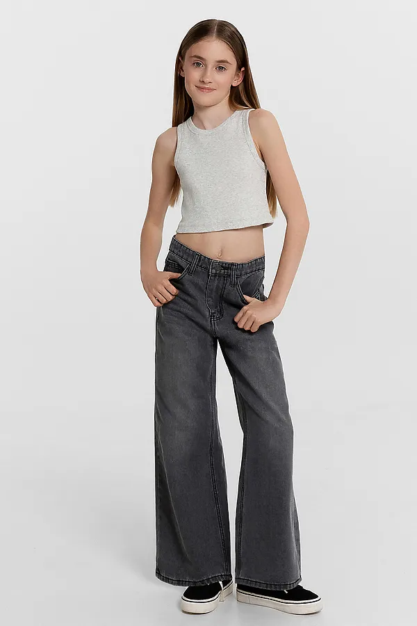 Топ для девочек MARK FORMELLE, серый меланж 4306-а - фото 2