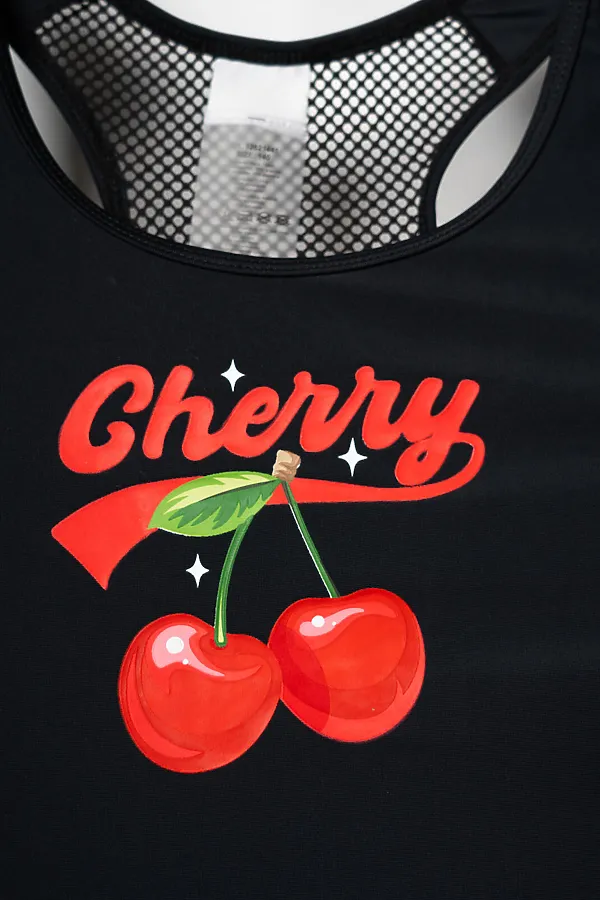 Купальник трикотажный для девочек PLAYTODAY, черный - фото 2