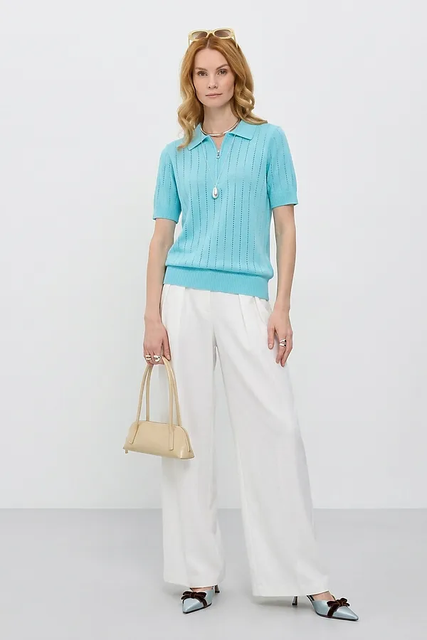 Джемпер NEWVAY, тиффани - фото 2