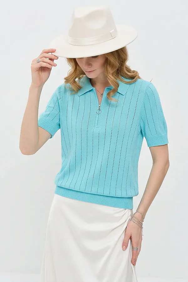 Джемпер NEWVAY, тиффани - фото 2