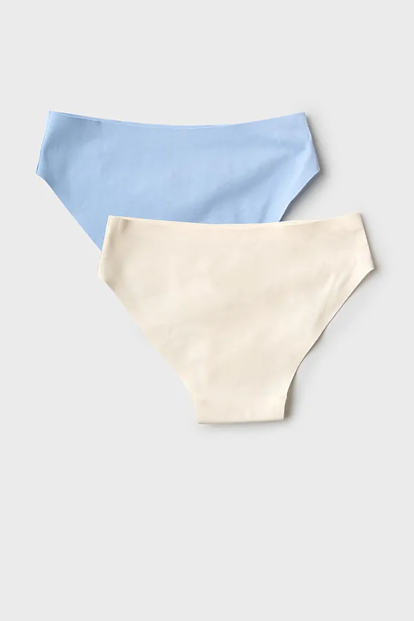 Трусы трикотажные для девочек, 2 шт в комплекте PLAYTODAY, голубой - фото 2