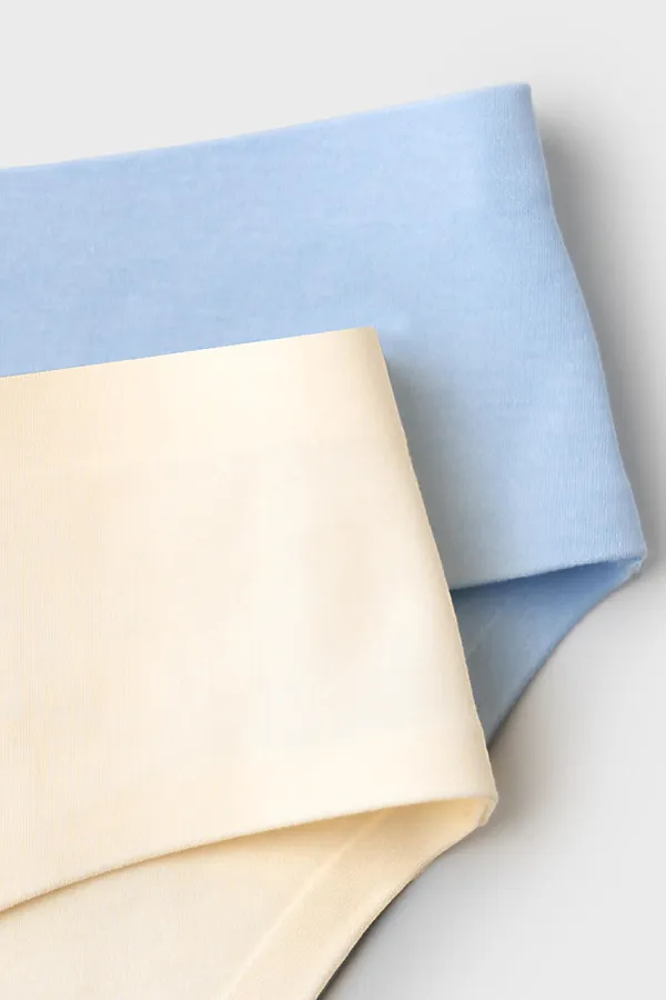 Трусы трикотажные для девочек, 2 шт в комплекте PLAYTODAY, голубой - фото 2